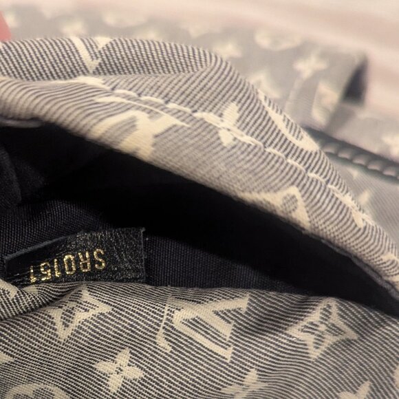 Louis Vuitton Idylle Romance Large Hobo Shoulder Bag Blue Monogram Canvas - Picture 14 of 14